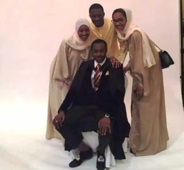 Yusuf Buhari And Sisters Attend His Best Friend